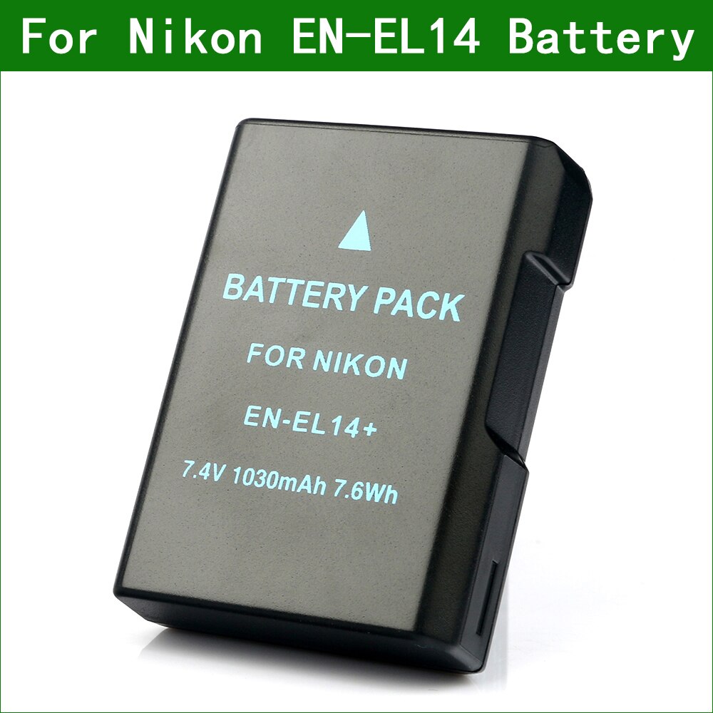EN-EL14 ENEL14 En EL14 EN-EL14a Digitale Camera Batterij Voor Nikon D3100 D3200 D3300 D3400 D3500 D5100 D5200 D5300 D5500 D5600 df