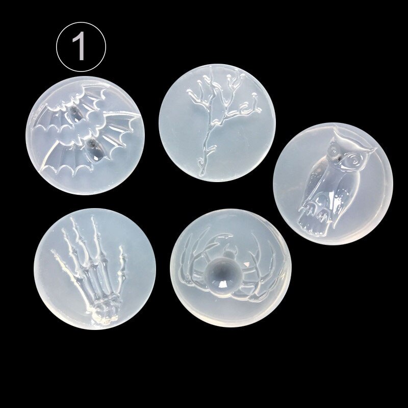 Moule en résine liquide UV pour bijoux, 1 pièce, moule en résine liquide pour la fabrication de chauve-souris, hibou, araignée, Animal, breloques à assembler soi-même
