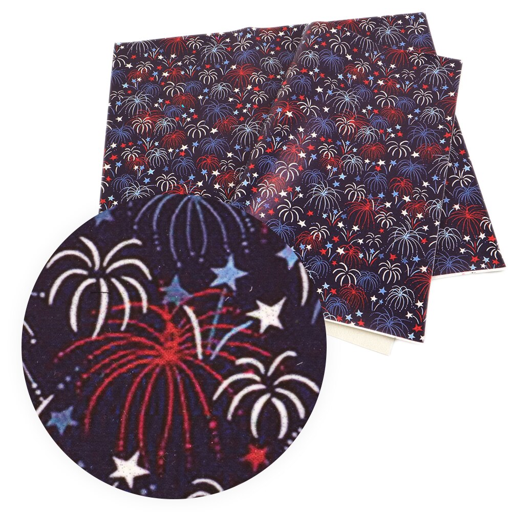 20*34cm Back to School Unicorn Flower Printed Fine Glitter Vinyl Faux Leather Fabric Sheet,DIY Handmade Materials,1Yc9364: 1080023016