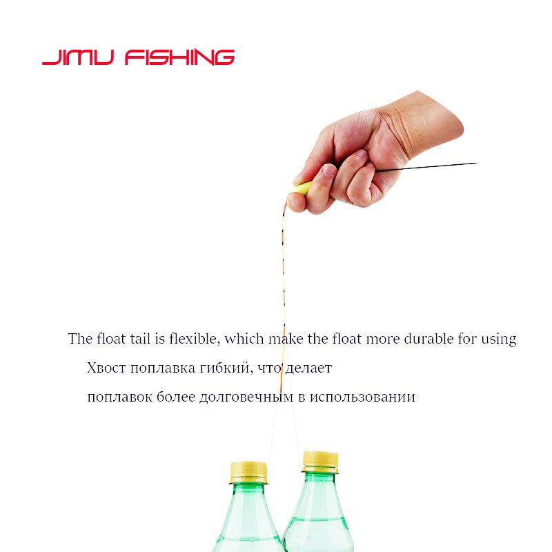 Boya de pesca de agua dulce, 3 unidades/lote, Boya de pesca con gran flotabilidad, accesorios de pesca