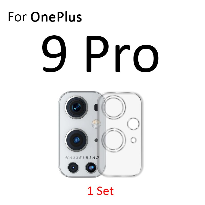 Back Camera Lens Voor Oneplus Een Plus 9 8T 8 7T 7 Pro Beschermfolie Achter Screen Protector helder Gehard Glas: For OnePlus 9 Pro