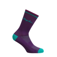 Chaussettes de Sport en plein air à Compression, Orange, pour hommes, cyclisme, vélo de route,: Violet