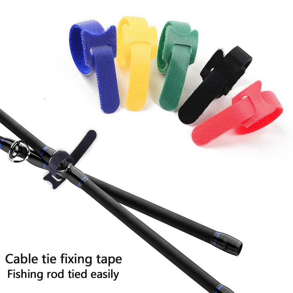 Fixed Cable Tie Adjustable, Magic Cable Management Hook And Tape Tape, Loop V7A9