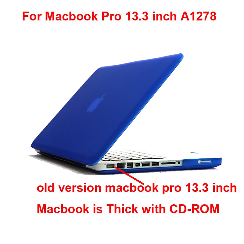 Matte case for Old Macbook Pro 13 cover protector Macbookpro 13.3 inch A1278 Matt shell casing Fundas