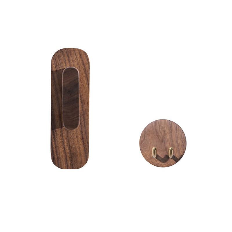 Supporto per asciugacapelli per supporto da parete supporto per Dyson Airwrap Styler portaoggetti in noce per capelli arricciacapelli bacchetta bagno: Set 2