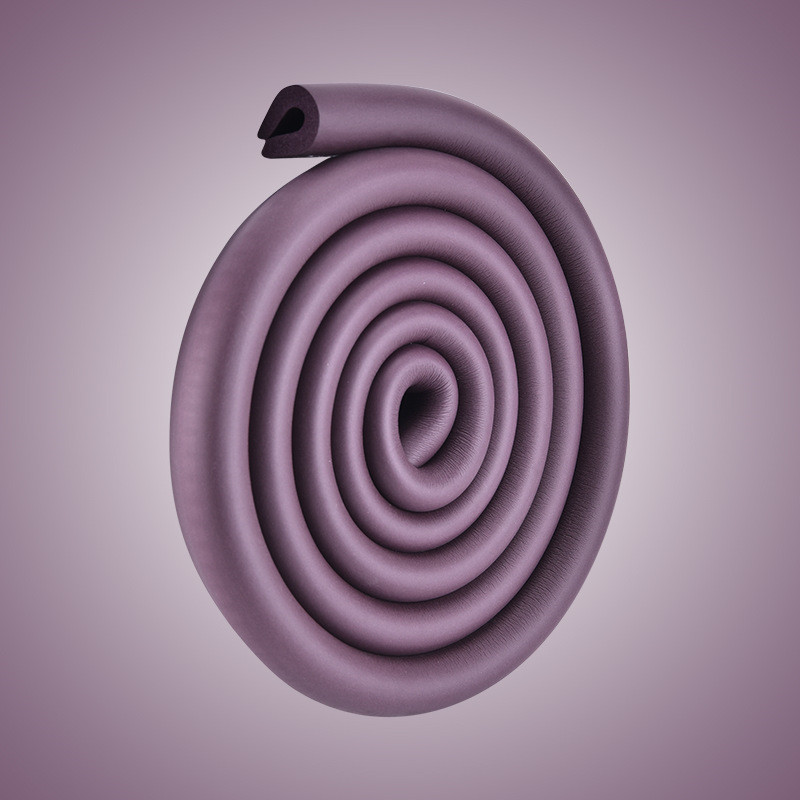 Baby Safety Desk Protector Edge Corner Guard Kids Protection Bumper Furniture Edge Anti-collision Strip with Double-sided Tape: Brown