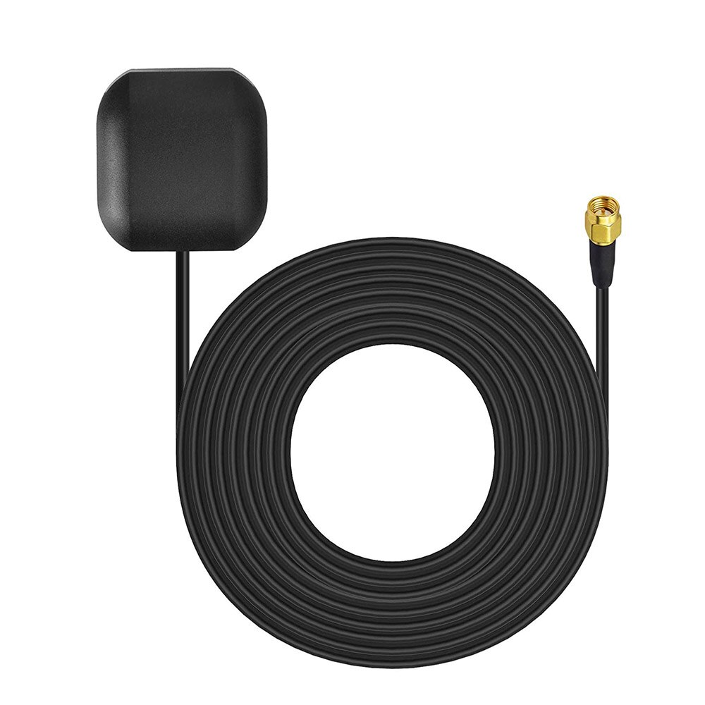 Eightwood Vehicle Waterproof Active GPS Navigation Antenna with SMA Male for Car Stereo Head Unit GPS Navigation System Module