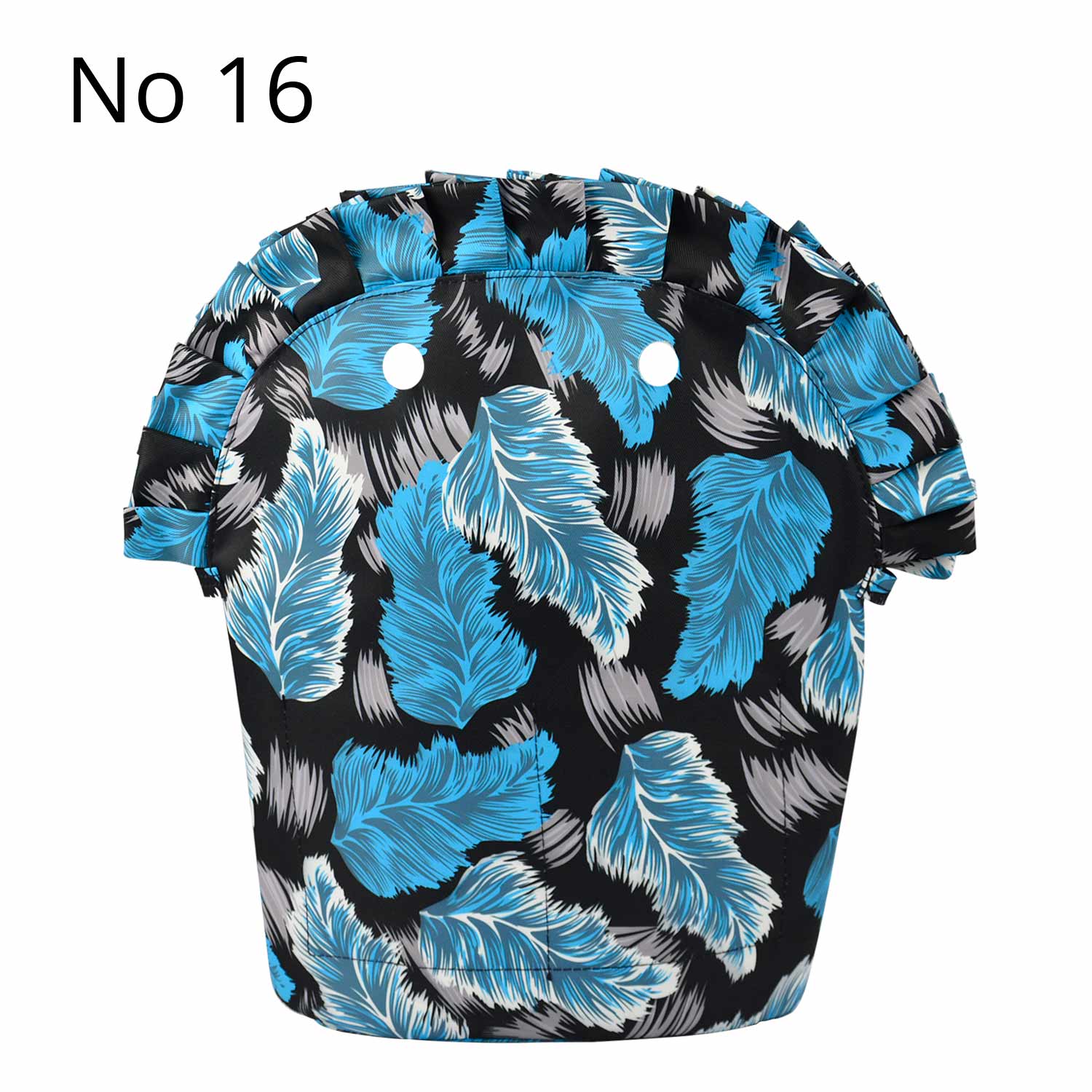 TANQU Floral Frill Pleat Lining Zipper Pocket for Obag 50 composite cloth Insert with Inner Waterproof Coating for O Bag 50: No 16