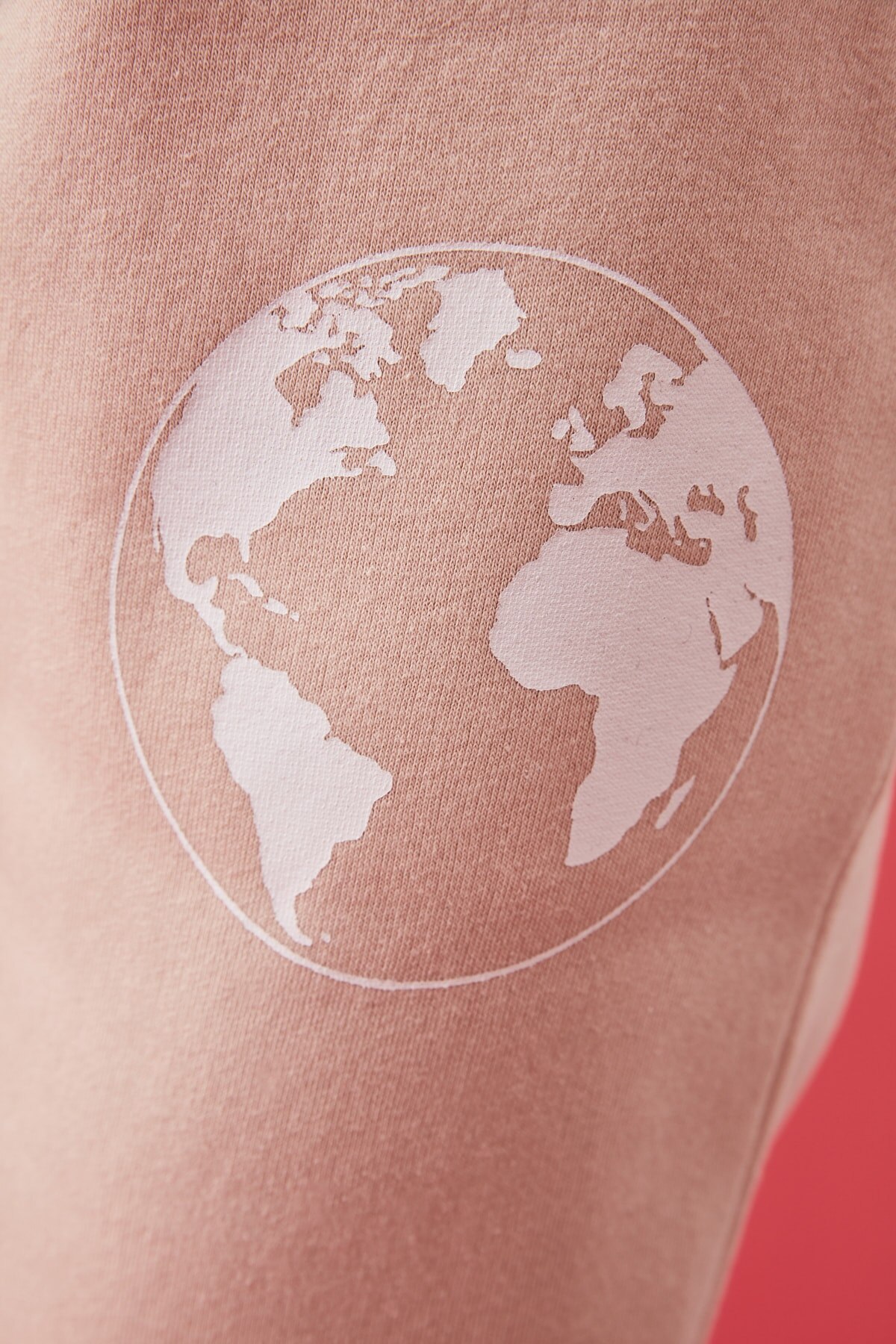 Trendyol Gedrukt Losse Jogger Gebreide Joggingbroek TWOAW21EA0042