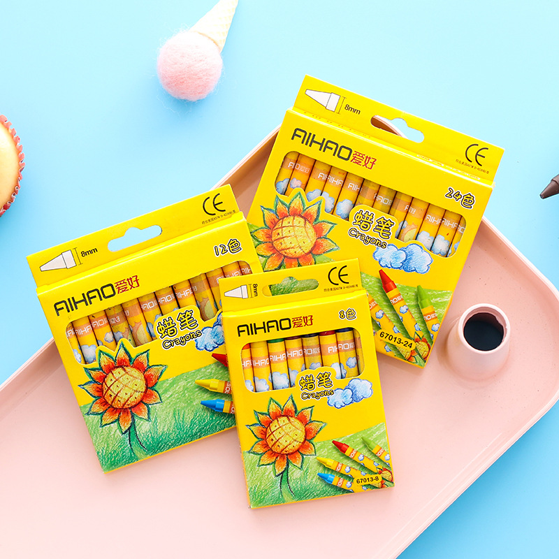 Crayons de Cire - Maped - Jungle Fever - 12 Crayons - Couleurs Éclatantes - Protection en Papier