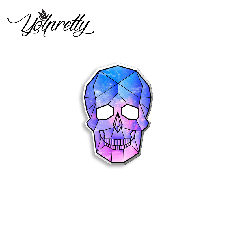 Pin de insignia de epoxi acrílico, Pin de solapa, Graffitis, animales de colores, geometría, Galaxia, , novedad de 2023: Chapado en platino