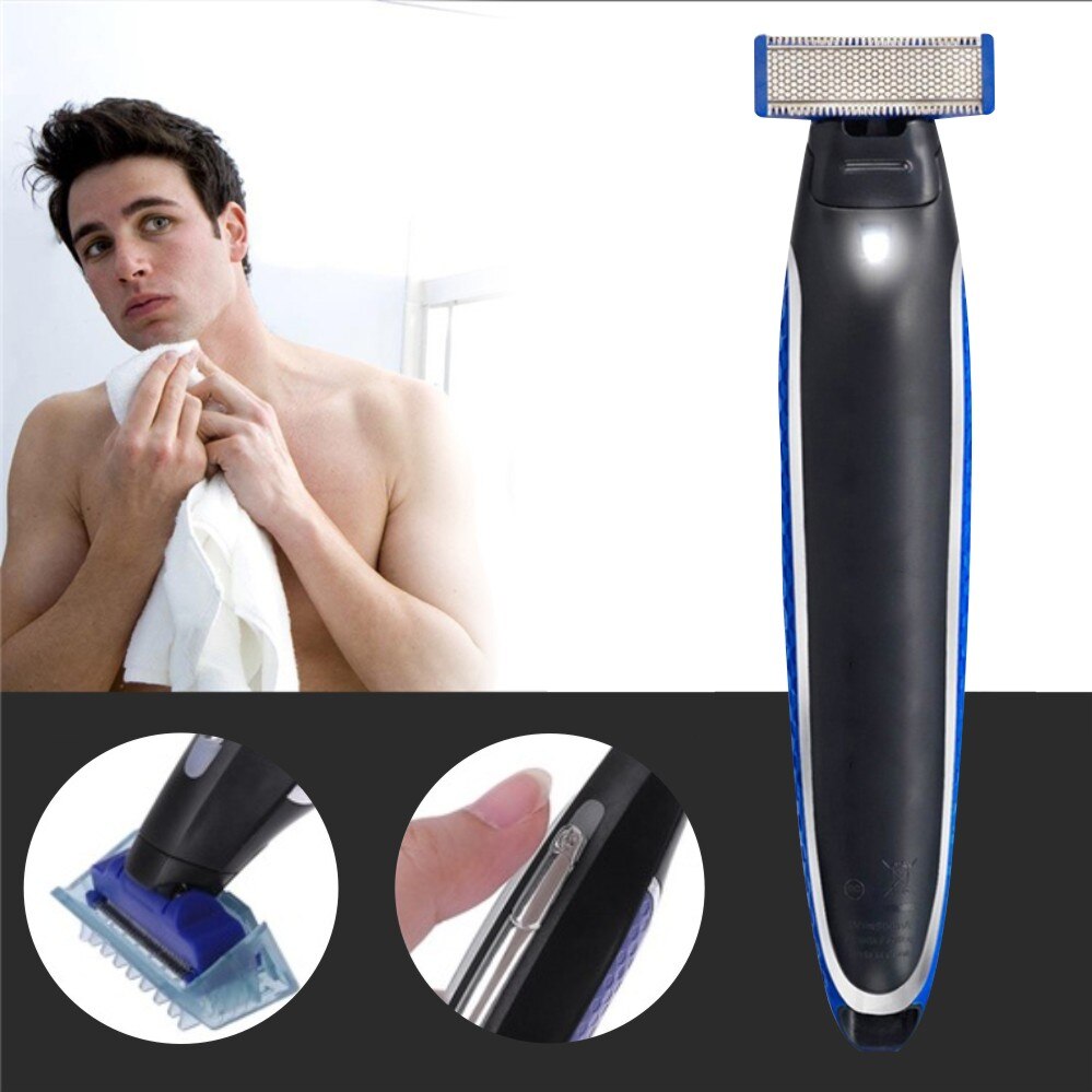 Elektrisk barbering skæg maskine barbermaskine usb genopladelige mænd vaskbar genopladelig elektrisk barbermaskine