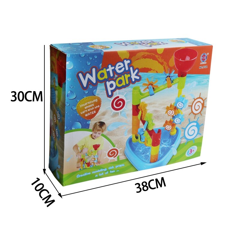 Outdoor Sand Water Table Summer Fun Toy Beach Table Beach Play Portable Educational Sand Kit Kids