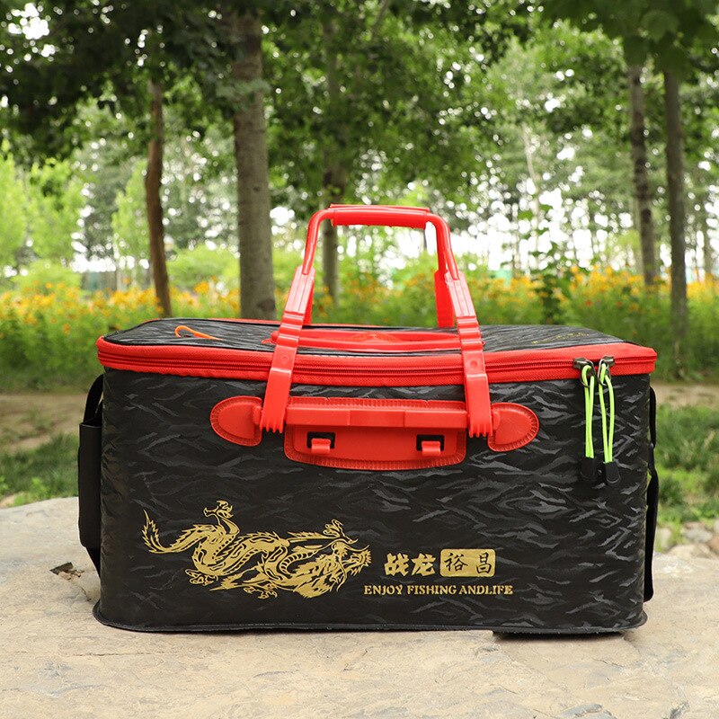 eva thickened folding fish box fishing tackle barrel integrated fishing box