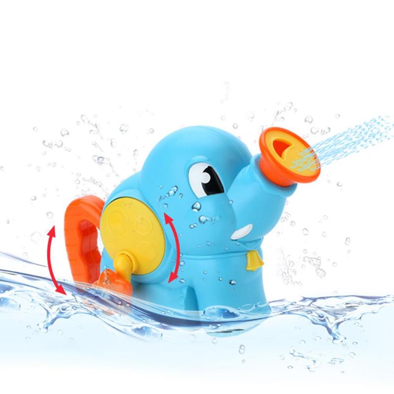 Baby Bad Speelgoed Cartoon Olifant Kids Funny ABS Float Spray Water Bad Speelgoed Willekeurige Kleur