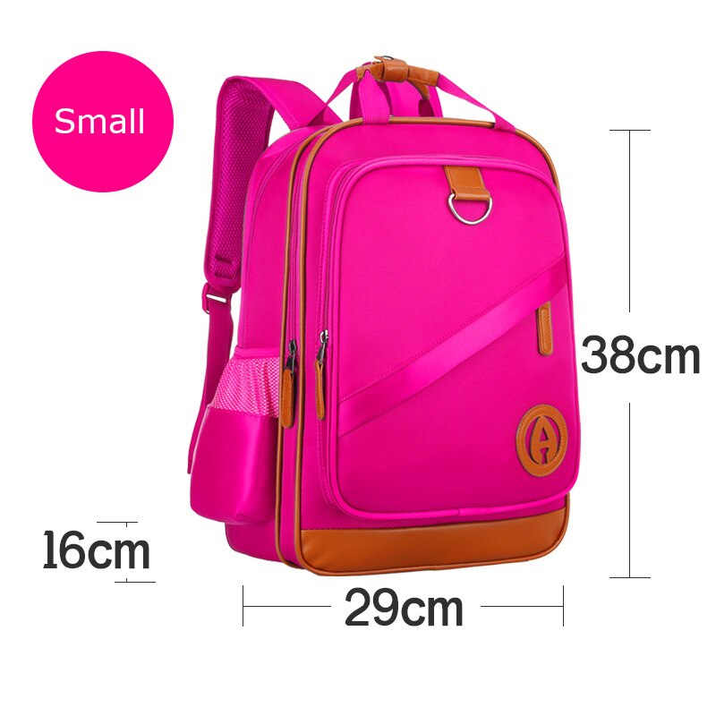 Orthopedische Rugzak Kinderen Schooltassen School Rugzakken Jongens Meisjes Kinderen Schooltas Rugzak Bookbagsac Enfant Mochila Escolar: small rose red