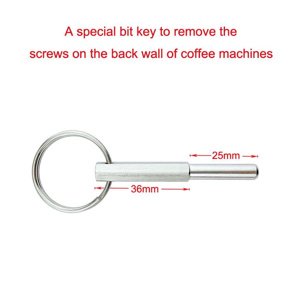 Jura capresso  ss316 reparation sikkerhedsværktøj nøgle åben sikkerhed ovale skruer special bit nøgle fjernelse service til kaffemaskine