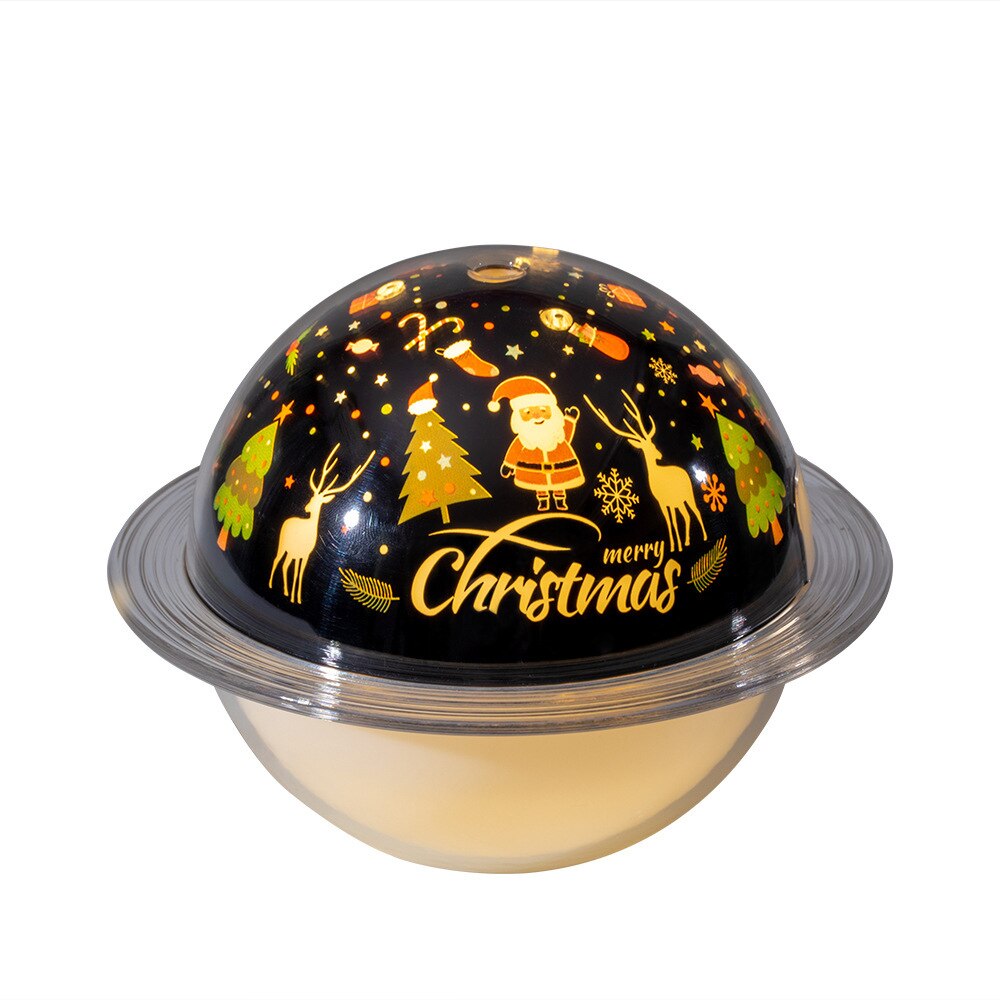Projecteur LED en forme d&#39;étoile, diffuseur d&#39;huile essentielle et d&#39;arôme, brume ultrasonique, humidificateur, idéal pour la chambre d&#39;un enfant, idéal: Christmas USB-type
