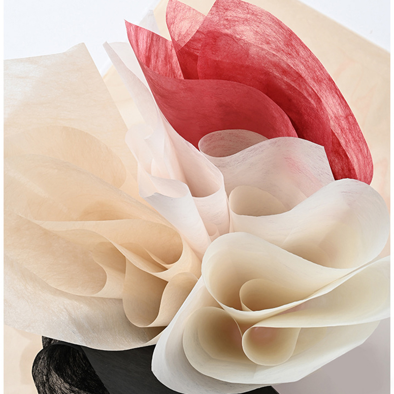 40 stks Melk Katoen Tissuepapier Bloemist Bloem Inpakpapier DIY Handgemaakte Boeket Ambachten Verpakking Bruiloft Feestartikelen