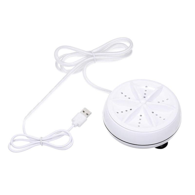 Portable Ultrasonic Turbine Washing Machine USB Laundry Cleaner Travel K6G1