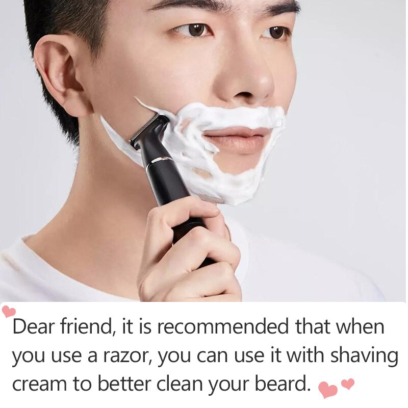 Xiaomi-Afeitadora eléctrica para hombres, maquinilla de afeitar para cortar el pelo, , para Barba, inalámbrica, 3