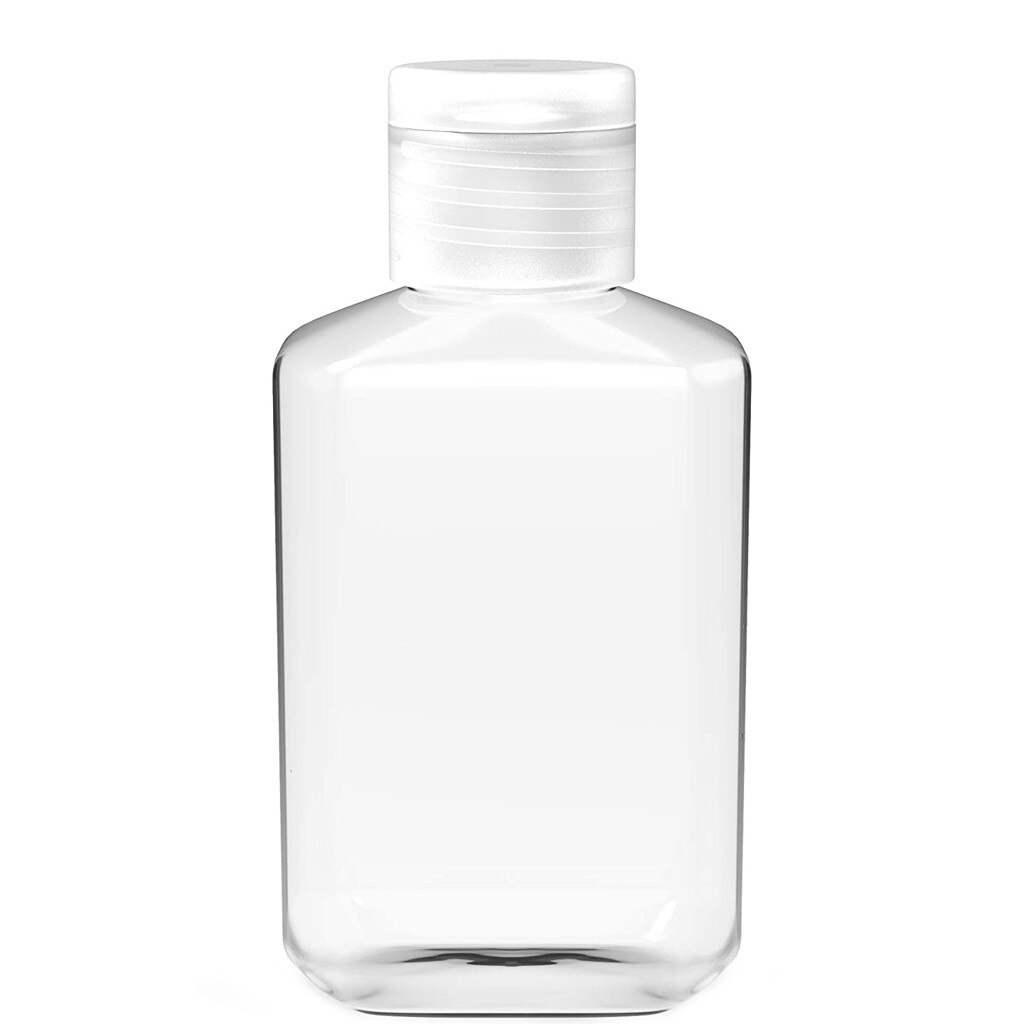 10/100PCS Empty Clear Refillable Bottles Transparent clamshell plastic bottle Plastic Hand Soap Sanitizer Gel squeeze bottle