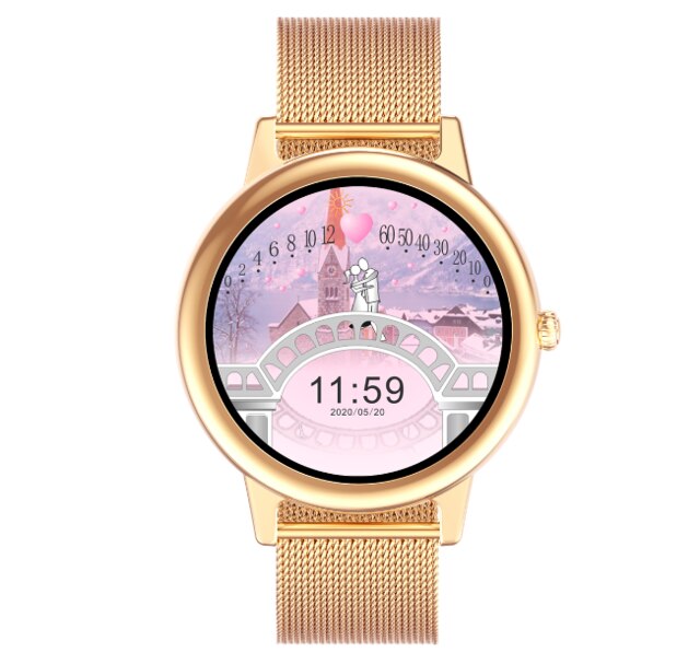 Meertalige  e10 slimme armband digitale horloge waterdichte sportcamera smartwatch hartslag bloeddruk gezondheidsmonitor: Gouden staal