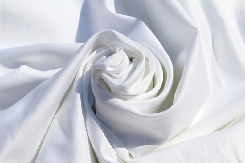 1200 TC 100% tissu de coton égyptien pour draps Super largeur 275 cm 108 pouces couleur blanche 1 mètre pour échantillon: White color