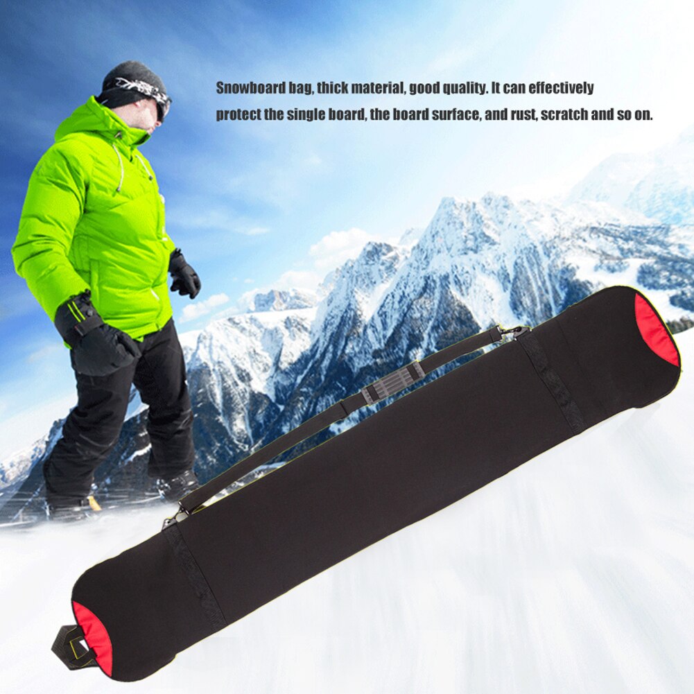 Snowboardtaske ridsefast vinterplade skiløb dumpling beskyttende etui tilbehør nem at bære udendørs monoboard opbevaring
