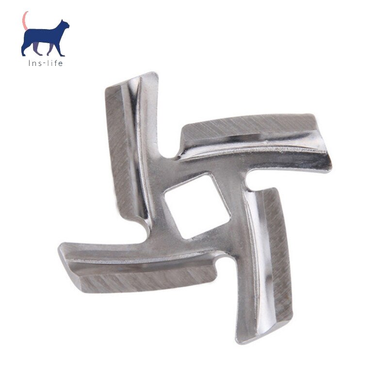 1pc8mm Stainless Steel Meat Grinder Blades with Square Hole Spare Parts Replacement Mincer Cutting for Meat Grinder