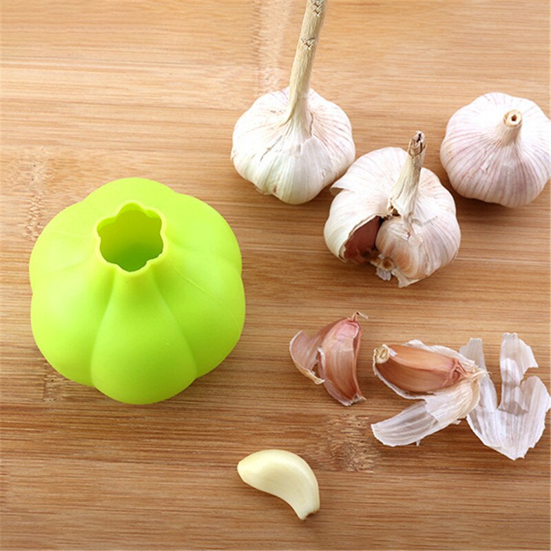 Pelador de ajos Manual de silicona para uso doméstico, utensilio para pelar ajo, accesorios de cocina, prensa de ajo