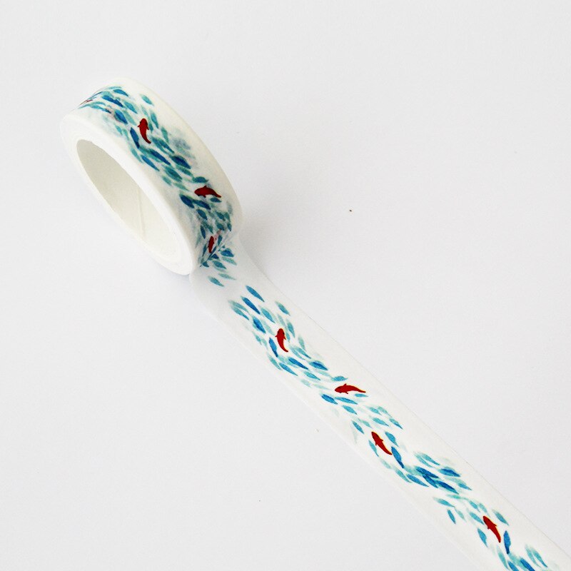 15Mm X 7M Roze Fall Eenhoorn Papier Leuke Washi Tape Japanse Briefpapier Decoratieve Afplakband Stickers Scrapbooking: I