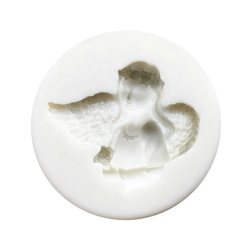 Garland Angel Meisje Siliconen Cake Bakvorm Sugarcraft Chocolade Cupcake Fondant Cake Decorating Gereedschap