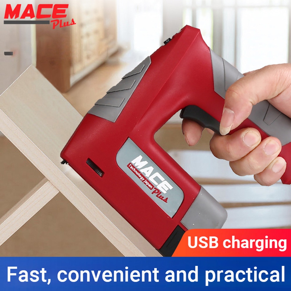 Portable MT-SG4.2VKIT Cordless Electric Nail Rechargeable Lithium Battery Carpenter's Nail Gun Woodworking Tools