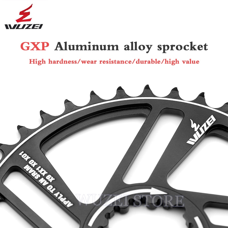 Wuzei Mountainbike Gxp Kettingbladen 30/32/34/36/38/40/42T Offset 1Mm Tandwielen 8/9/10/11/12 Speed Mtb Crankstel Onderdelen Voor Sram