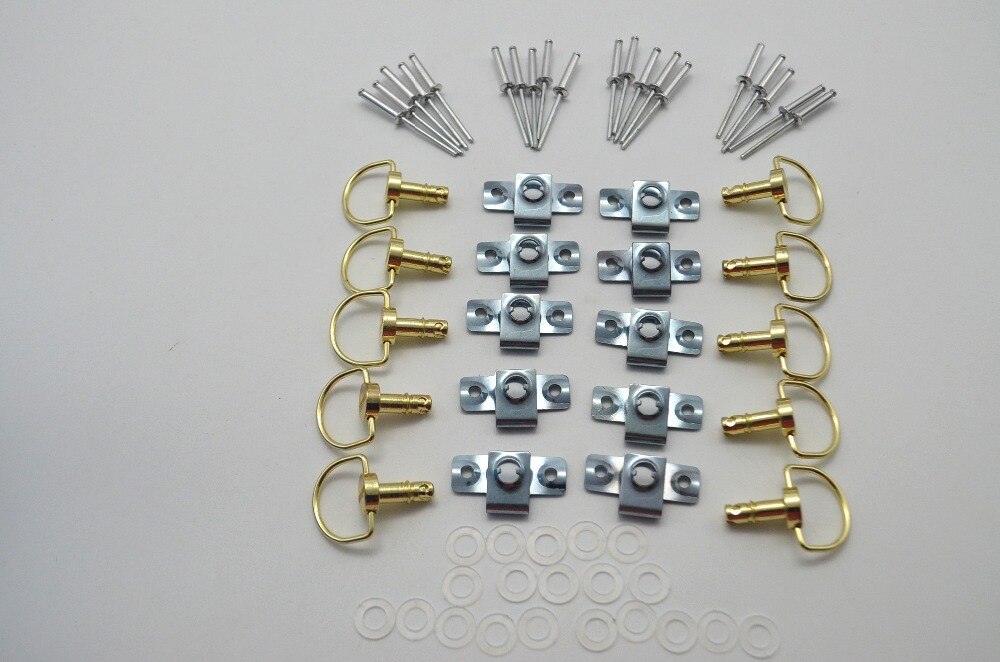 Motorfiets Quick Release D-RING 1/4 Turn Ras Kuip Fasteners Rivet 17mm 14mm voor KTM voor DUCATI Scrambler voor BMW