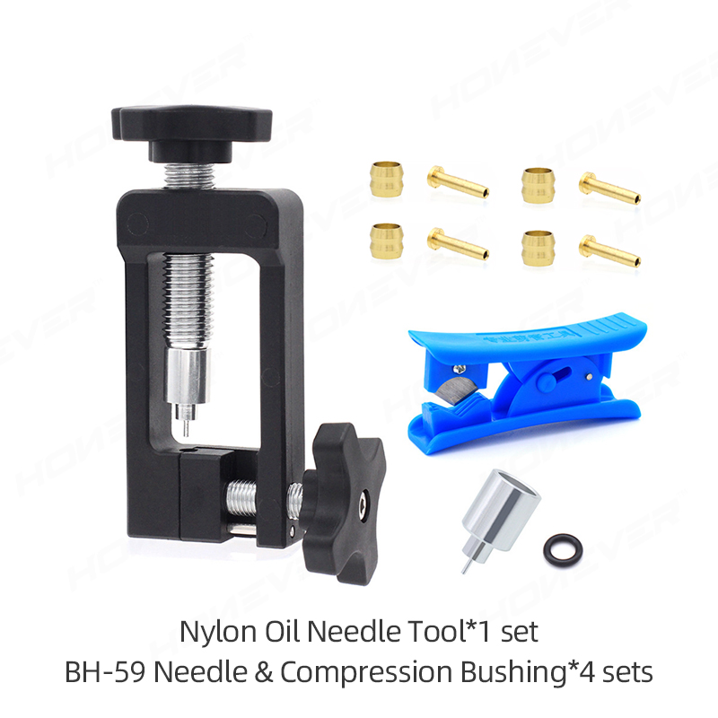 Road Bike Hydraulic Brake Cable Set Oil Needle Installation Tool T-Head Tube Oil Tube Cutter Bicycle Multifunction Repair Tool: nylon BH59 needle