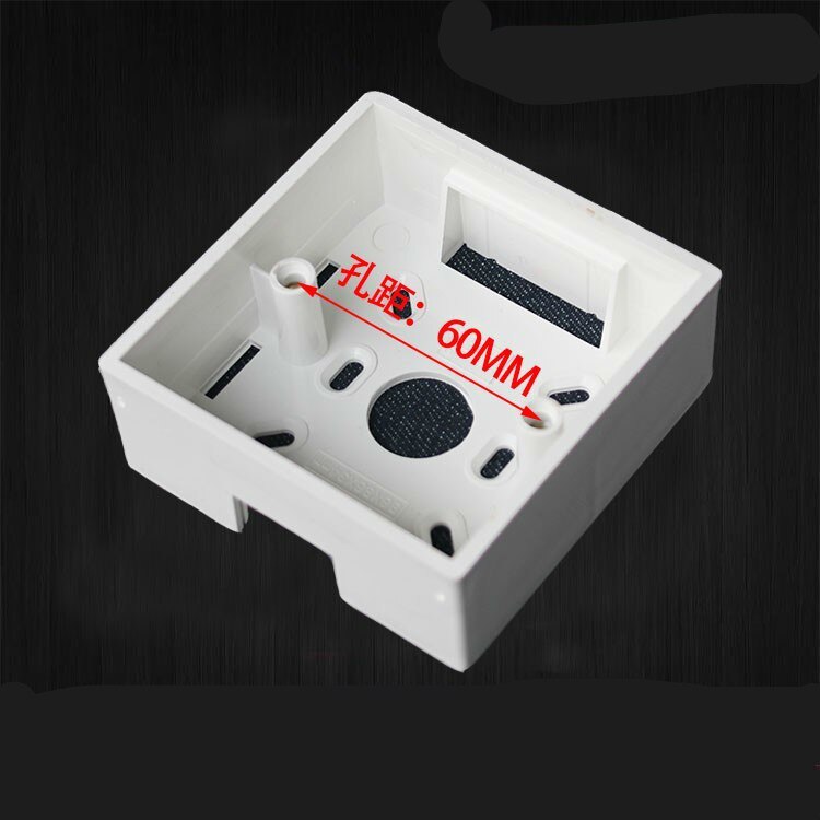 Ming box 86 type bottom box switch socket panel junction box offline box wall mount base: Army Green