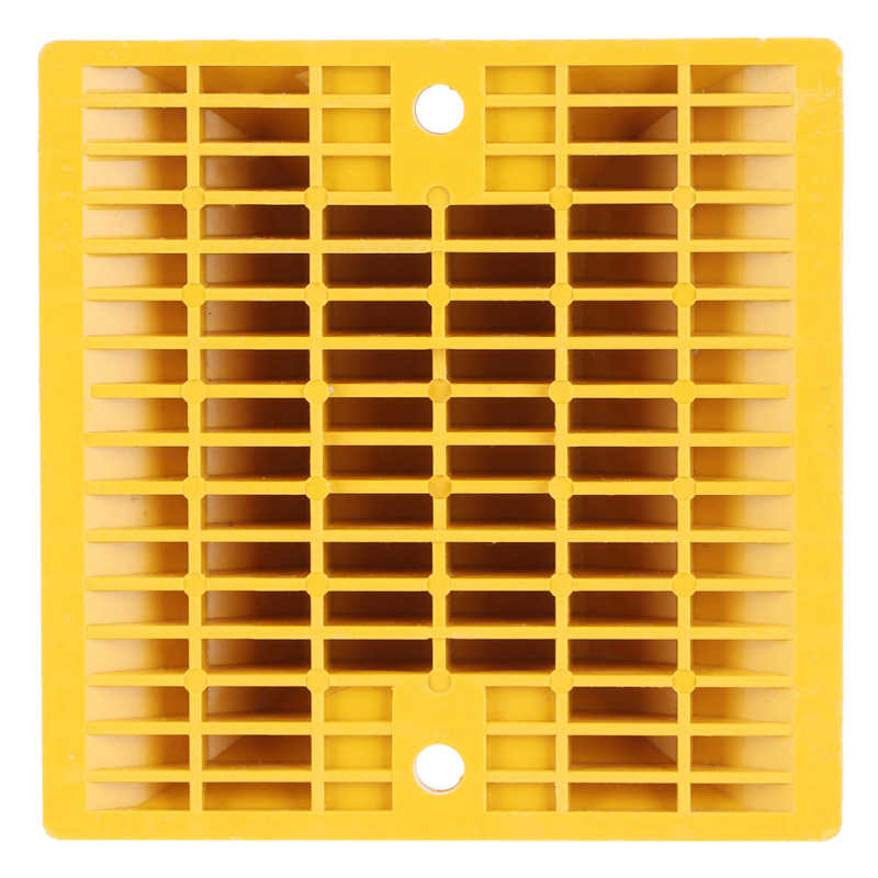 6Pcs 9.5X9.5X2cm Road Marker Double Yellow Road Reflectors Street Pavement Driveway Stud Markers