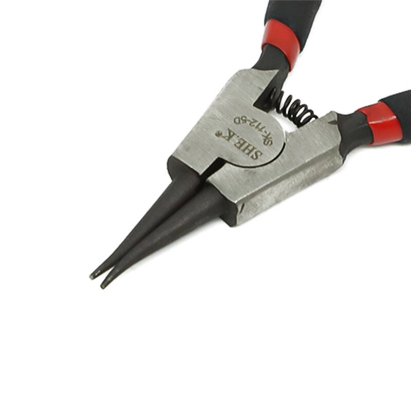 Pack-4 Heavy Duty Circlip Pliers Kit Outside Inside 7" 180mm Right Angled Beak Portable Multifunctional Snap Ring Circlip Pliers