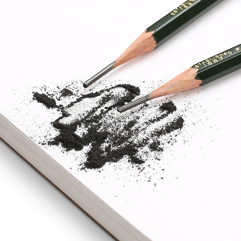 UNI lápiz de dibujo 9800 12 / 22 Uds caja de hierro Set examen dibujo lápiz hexagonal titular seguro y no tóxico