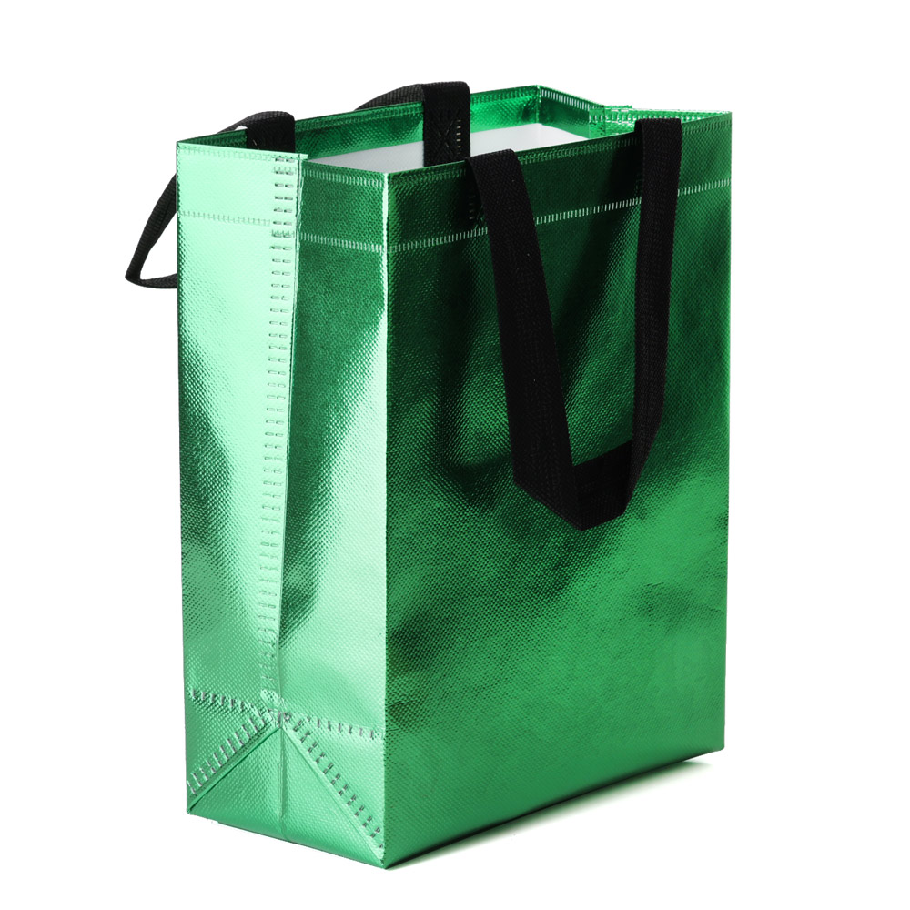 Bolsa de compras colorida de , bolsas de tela no tejida con asa, bolsas de embalaje de para de boda, postre, dulces, bricolaje, 2/5 Uds.: Gris oscuro / 40x32x8 cm