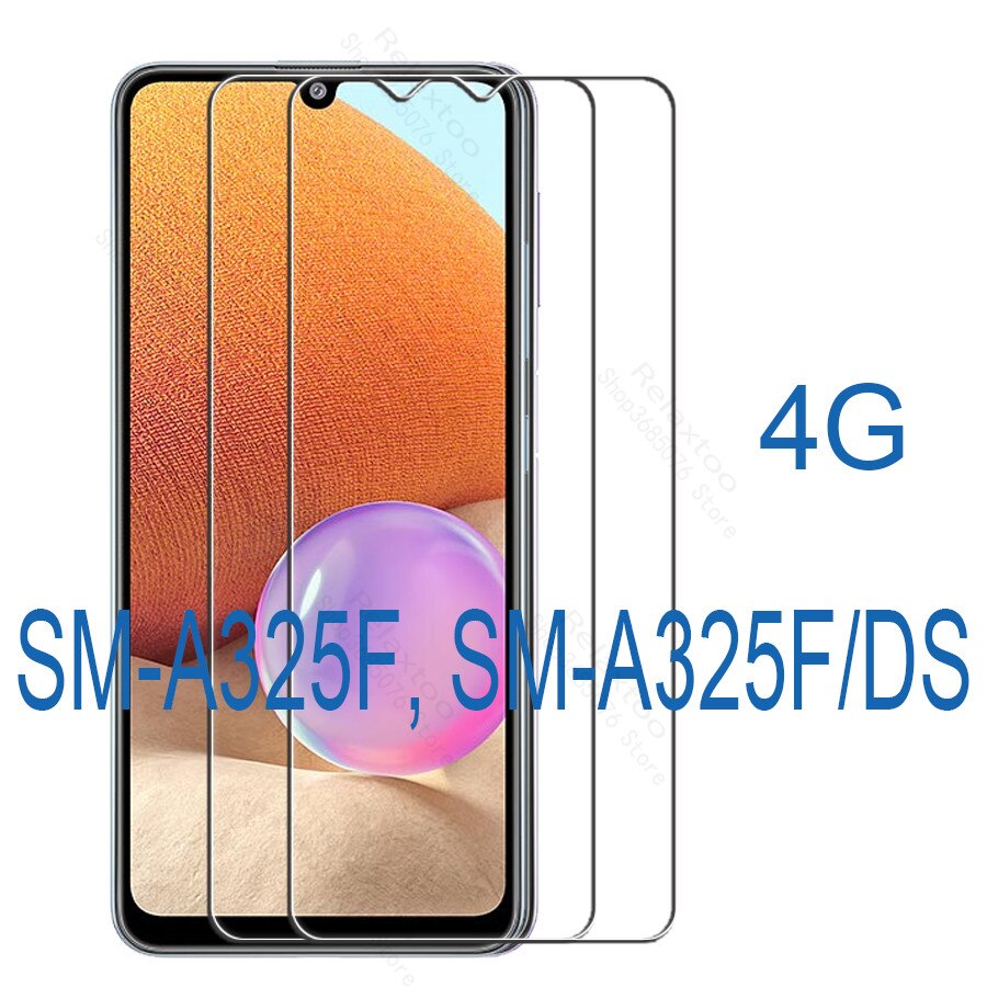 2 Stuks Beschermende Glas A32 Case Voor Samsung Galaxy A32 5G /4G Gehard Glas Voor Samsung A32 een 32 32a Veiligheid Telefoon Films Cover: For Samsung A32 4G