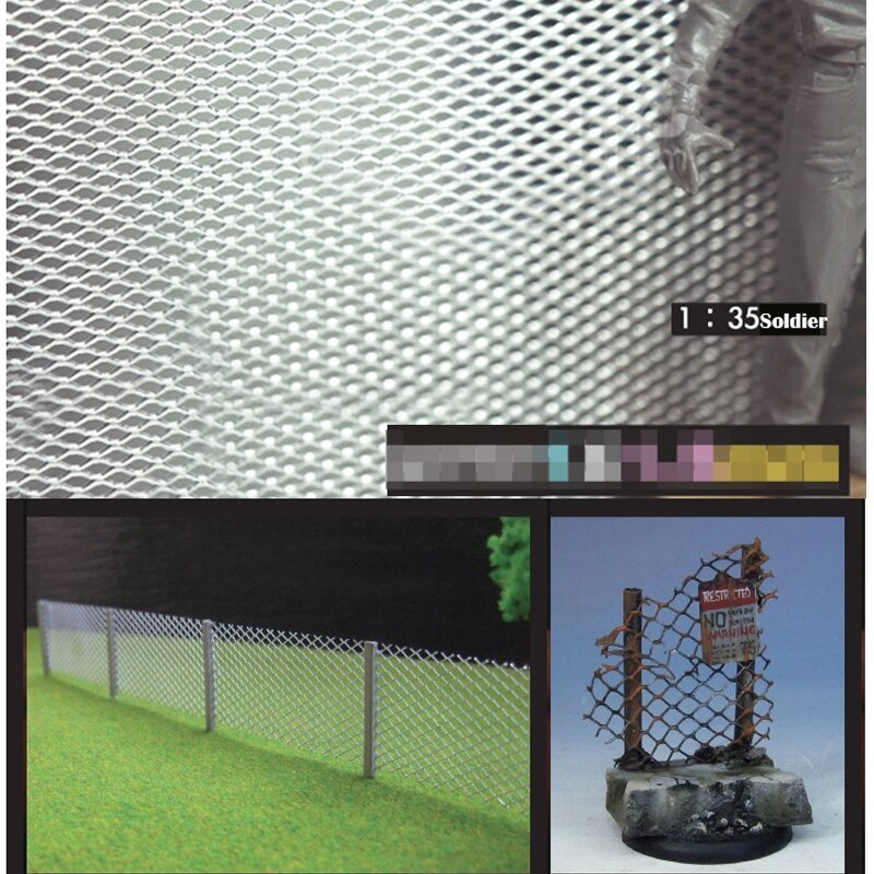 HO Scale Barbed Wire Fence Model Filter Wire Train Building Model Sand Table Material