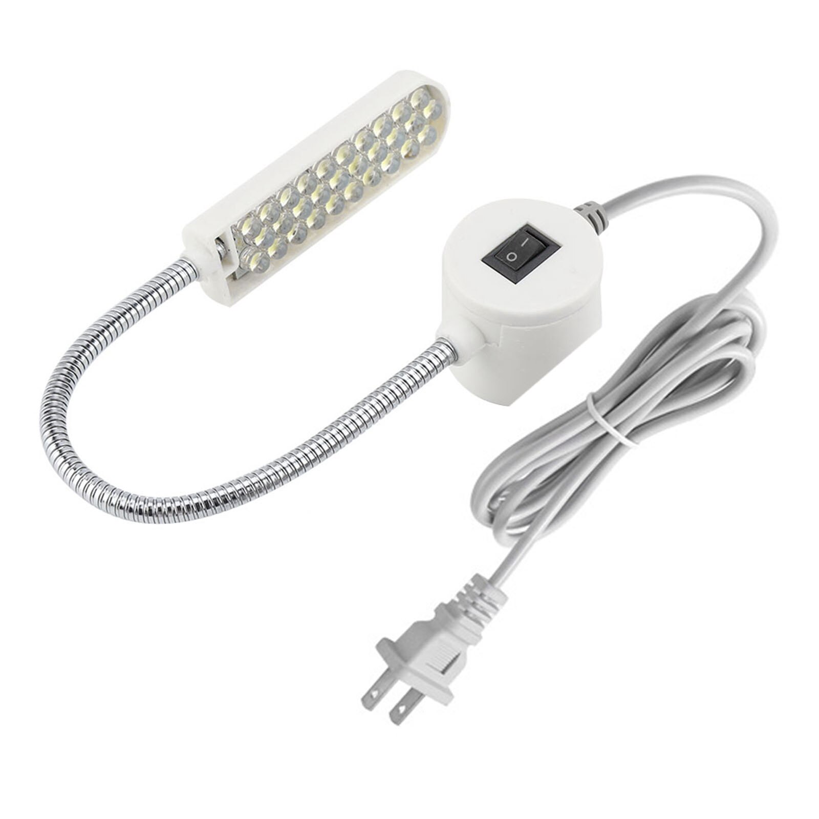Sewing Machine Light 30LEDs Sewing Machine Light Working Gooseneck Lamp With Magnetic Base EU Plug 220V