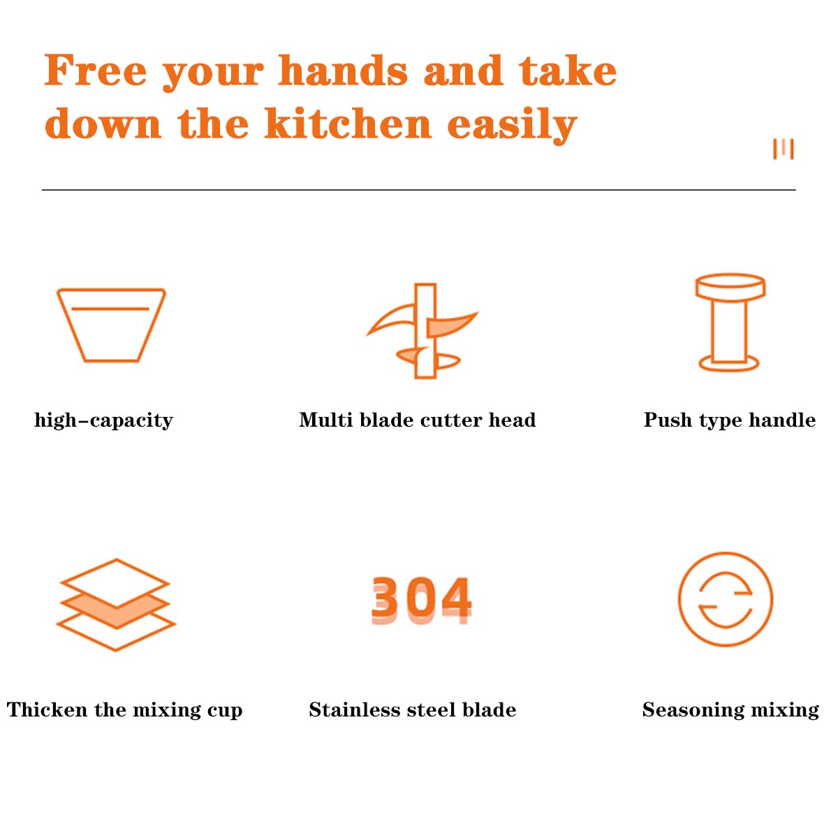 1.5L-2L Vegetable Meat Stirrer Grinder Kitchen Multi-Function High Capacity Food Processor Mixer Cooker Dumpling Stuffing Machin