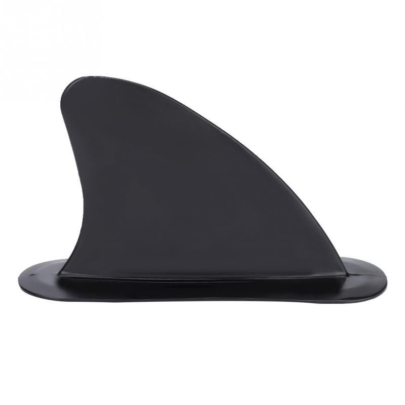 Durable Black PVC Surf Fin Stablizer Stand Up Paddle Surfboard Side Fins Integral Fins for Kayaks Canoes Rowing Boats