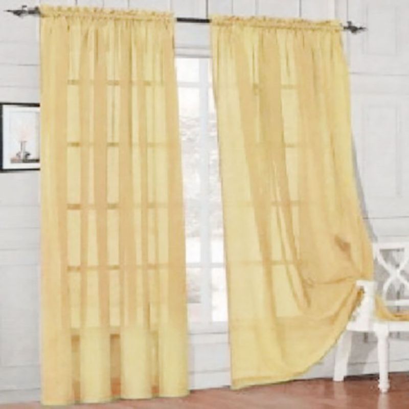 1pc 100*200cm Neue Einfarbig Voile Schiere Vorhang Panel Fenster Vorhänge Europa Fenster Tüll Vorhänge Wohnzimmer zimmer Dekoration: NO. 12