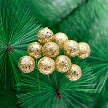 10 Pcs/ String Glitter Christmas Balls Baubles Xmas Tree Hanging Ornament Decors
