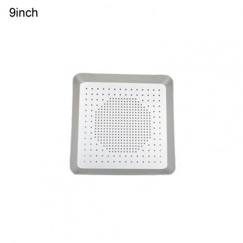 8/9/10/12/13/14/15/16 Inchs Square Pizza Pans Aluminium Alloy Tray Non-Stick Baking Tool Pizza Bakeware Mould Pan Kitchen Tools: 9inch